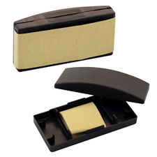 2 X SANDING BLOCK 14CM FLAT HAND RUBBING WET DRY WITH 8 X SAND PAPER 23 X 5.5CM