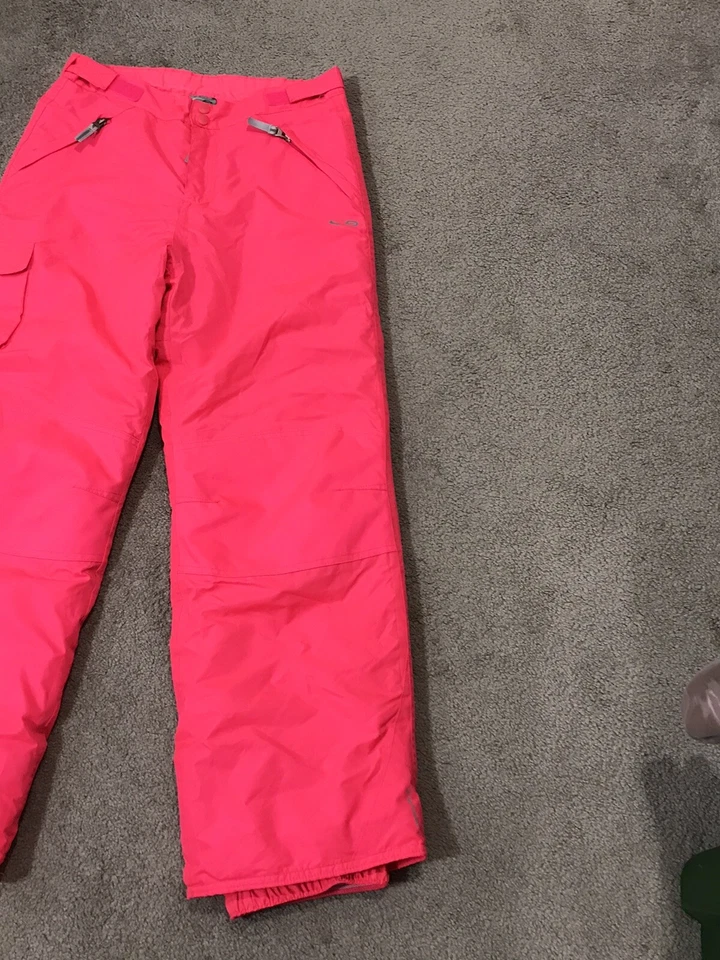 Pantalones de esquí Champion para niñas talla XL (14/16) rosa intenso pantalones de snowboard bolsillos Foto 4 de 4