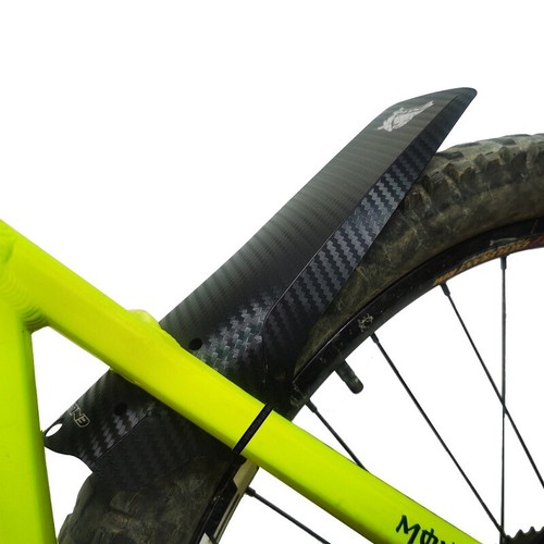 2x Carbon Mud Guard Fender Spritzschutz Mudguard Schutzblech MTB E-bike Fahrrad - Bild 4 von 18