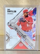 TONY SANTILLAN #DKM-TO Cincinnati Reds Dual Relic 2022 Diamond Kings