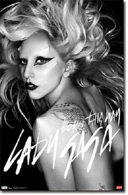2010 LADY GAGA BORN THIS WAY NEW FUNKY POSTER 22x34 FAST FREE