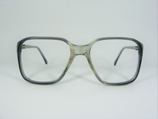 Wall Street, eyeglasses, square, oval, Fellini, frames, NOS, vintage, unique
