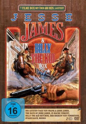 Jesse James & Billy the Kid Box - 7 Western  2 DVD's/NEU/OVP