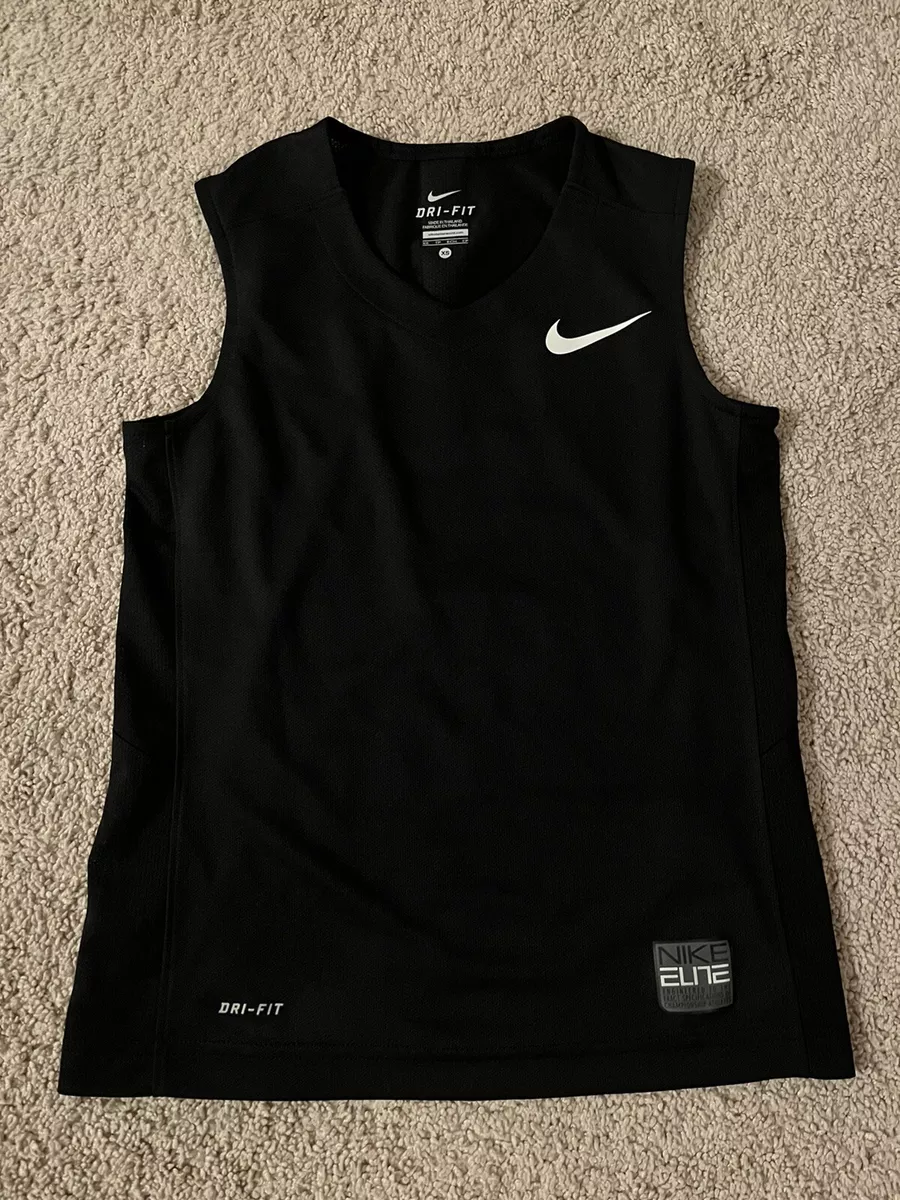 Nike Elite Tank Top Womens XSmall Black Dri-Fit Sleeveless Breathable  Running