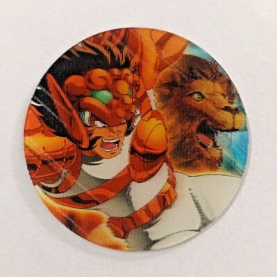 TAZO 3D SAINT SEIYA VOL. III DKV #015 LIONET BAN 2022 PERU Pogs Toei Animation