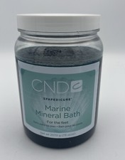 NEW CND SpaPedicure Marine Mineral Bath 73 Oz 2070 G Feet Soak Refresh