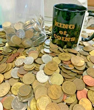4 LBS Tokens: 325 to 400 Miscellaneous / Assorted Tokens - #9034 Ktonva