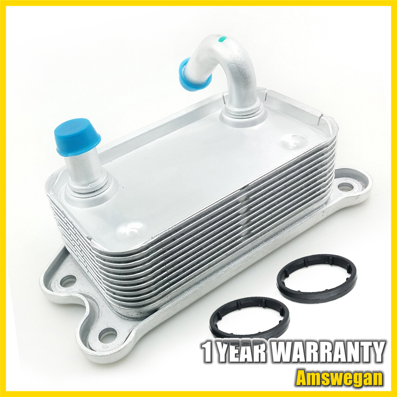 Engine Oil Cooler + ORing Fit 19992009 Volvo S60 S80 V70 XC90