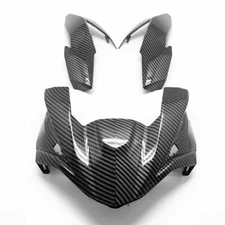 Front Headlight Fairing Side Pannel Carbon Fiber For Kawasaki Z650 2017-2019