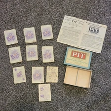 VTG Pit Card Game Parker Brothers 1919 Bull Bear Edition Junk Journal Ephemera