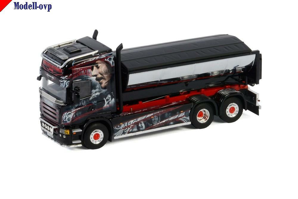 Scania R5 Topline Hooklift System Asphalt Kuismanen WSI Models wsi