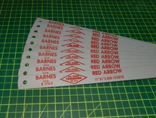 Barnes Red Arrow Power Hack Saw Blade 17" x 1" USA (1 Blade)