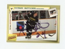 RICHARD MATVICHUK STARS AUTOGRAPH AUTO 98 PACIFIC DYNAGON KEPT SECRETS *63454