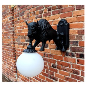 Wall Mount Buffalo Sconce Light Indoor Outdoor Non Rust ... Wall Mount Buffalo Sconce Light Indoor Outdoor Non Rust ... on Brass Wall Sconces Non Electric Heaters id=91151