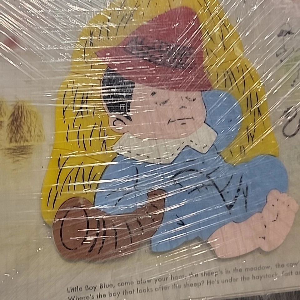 Vintage 1962 A Child Guidance Toy "LITTLE BOY BLUE" Magnetic Puzzle #941 - Image 3 of 4