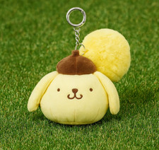 Sanrio Pompompurin Golf Ball Pouch Bag Keychain Cute Official