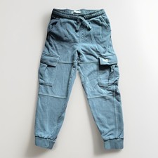 Zara Kids Boys Sweat Pants Size 10 Youth Cargo Drawstrings Pockets