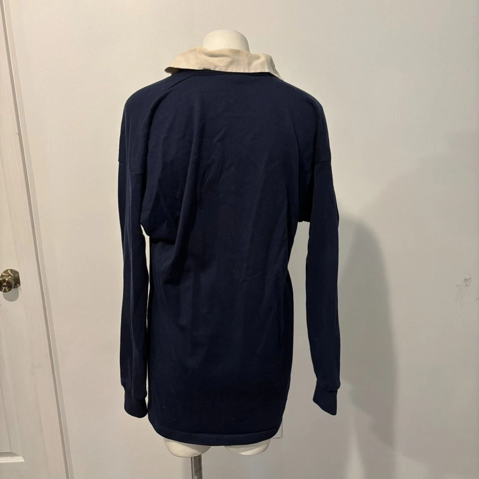 Vintage Canterbury of New Zealand Made in South Africa Navy Blue Rugby Shirt - Image 3 of 4