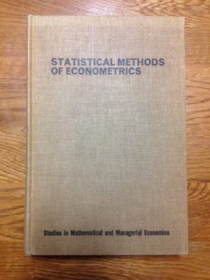Statistical Methods of Econometrics (STUDIES IN Buch Elsevier Science Ltd