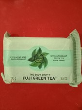 The Body Shop - Fuji Green Tea Exfoliating Soap 100g Antioxidant Green Tea