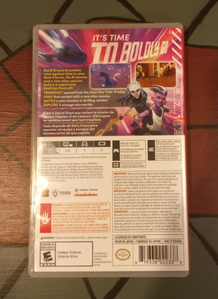 Star Trek Prodigy: Supernova - Nintendo Switch CIB - Image 2 of 2
