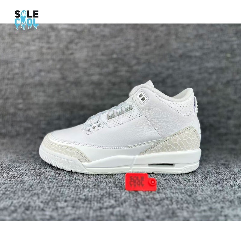 Nike Air Jordan 3 Retro GS Pure Money Silver-White Shoes DM0967