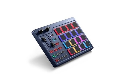 Donner STARRYPAD Drum Machine 16 Beat Pads USB MIDI Controller Blue