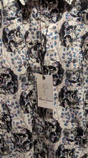 Robert Graham Shirt Long Beach Skull Print Button Down Size L, M NEW Authentic 