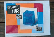 Student Lounge Inflatable Cube Beverage Table - Sealed NIB." Vintage