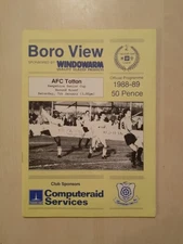 Farnborough Town v AFC Totton, Hampshire Senior Cup, 1988/9