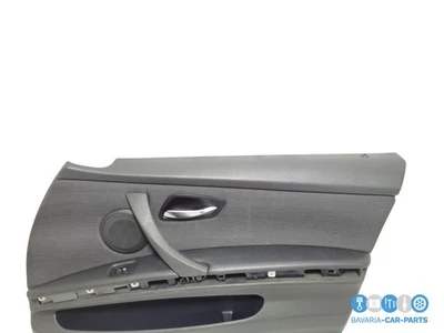 Panneau De Porte Original BMW E90 E91 Tissu Avant Droit Anthracite 9154180 AN... - Photo 1/4