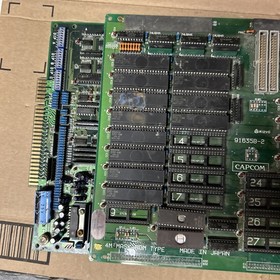 Original Not Working Street Fighter 2 Capcom ARCADE Video GAME PCB BOARD O17-5