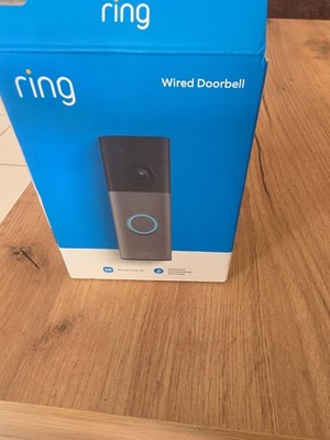 Ring Videotürklingel Alexa Kabel Grey Wired Video Doorbell Retinal 2K Live 