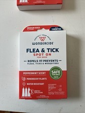 Wondercide Flea And Tick Spot On For Medium Dog 3 Monthly Applications NIB