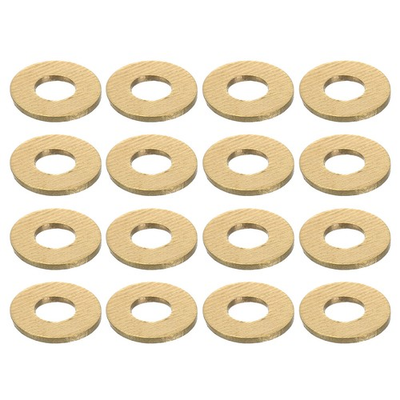 #ad 60Pcs Brass Flat Washer M5x12x1mm Brass Washer Assortment for Screws Bolts AU $16.61
