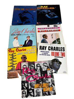 Ray Charles Vinyl LP Lot of 7 Stereo Atlantic ABC Paramount Vintage Records