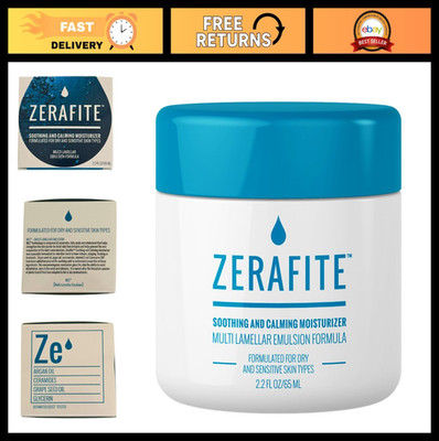 Soothing Calming Face Moisturizer for Dry Sensitive Skin - 2.2 fl oz (65 ML)