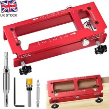 Aluminum Alloy Door Hinge Jig Adjustable Door Hinge Mortiser Tool for Router