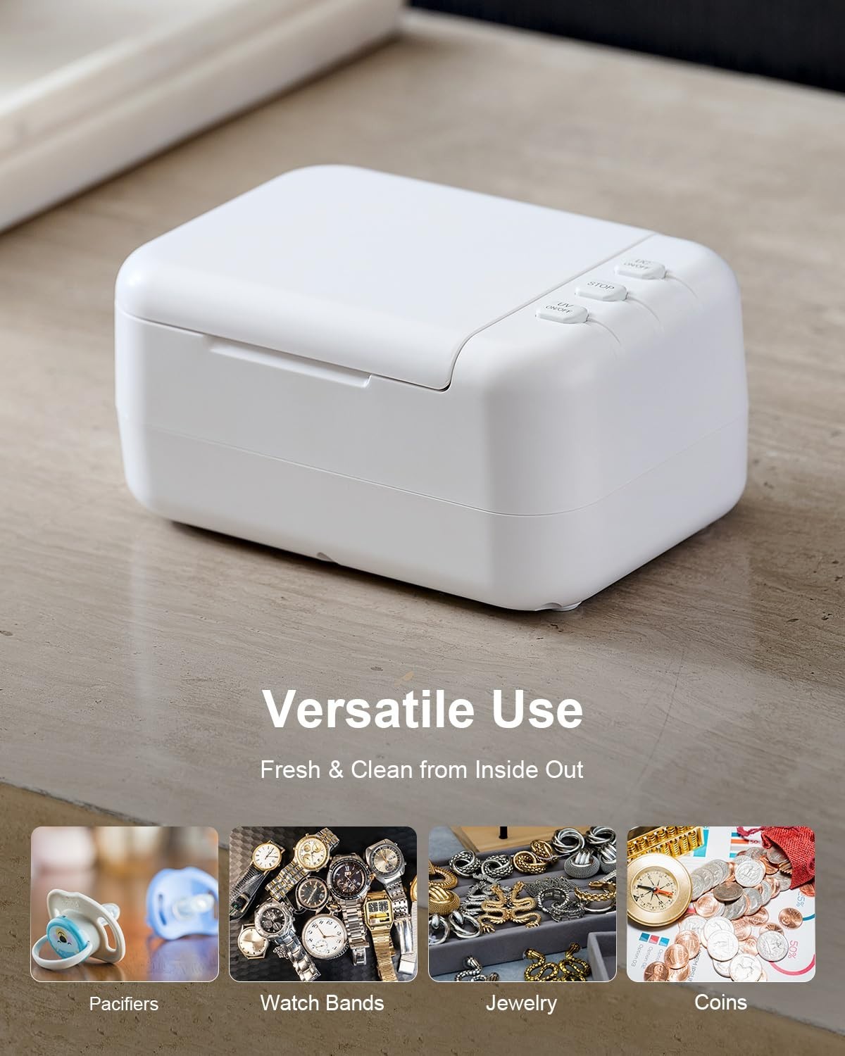 Creworks ZX-520 Pro Ultrasonic Cleaner w/UV Cleaning for Jewelry Dentures, etc..