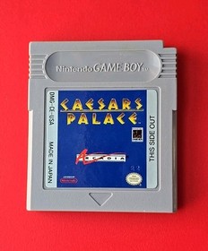 Caesar's Palace Game Boy Original Nintendo GB Blackjack Roulette Authentic Works