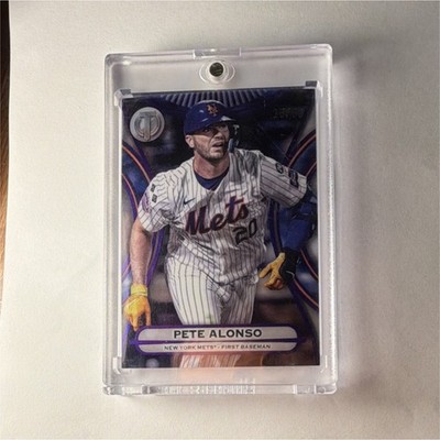 2025 Topps Tribute Purple Pete Alonso #33   Numbered /50 Mets