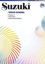Suzuki Violin School, Volume 3 : Violin Part, Book and CD Paperba