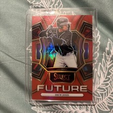 2024 Panini Select Baseball - /99 Red Prizm Phenomenon #12 Druw Jones 
