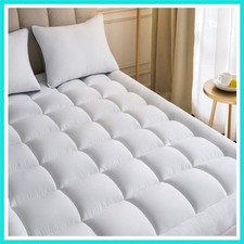 Niagara Microfiber Full Mattress Topper - Pillow Top Mattress Cover Quilted F...