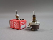 Lot of 2 Ohmite RES6K0 Wire Wound Variable Rheostat 6.0 KOHMS 12.5 Watts 10 