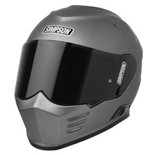 Simpson Motorcycle GBDXS4 Ghost Bandit Helmet Adult XS Flat Alloy