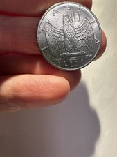 1 Lira 1943 Aquila Regno d'Italia  Rara - SPL