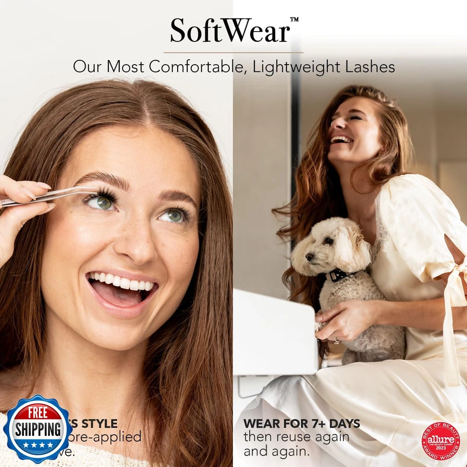 Pro Lash SoftWear Mini Lash Clusters Kit - Seamless, Lightweight Lashes - 7-D - Image 2 of 4