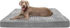 Cooling Gel Dog Bed for Large Dogs W/ Removable Washable Cover, for Dogs up to 1