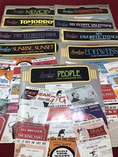 Set of 9 Broadway Plus Musical Sheet Music Songbooks Piano Vocal Guitar